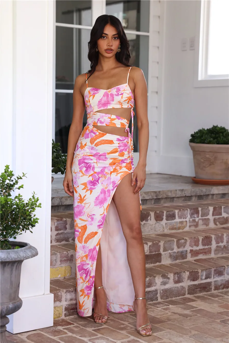 HELLO MOLLY Luxe By The Pool Maxi Dress Print