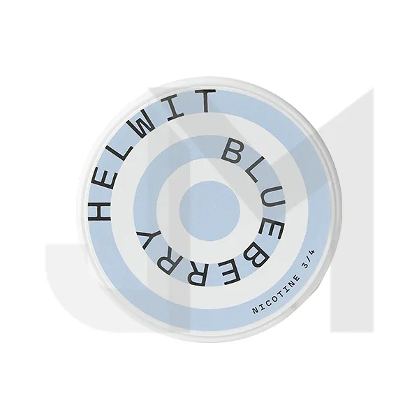 HELWIT 9mg Nicotine Pouches Blueberry - 20 Pouches