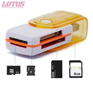 High Speed 4-in-1 USB Card Reader