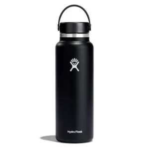 Hydro Flask 40 Oz Wide Mouth 2.0 Flex Cap - Black