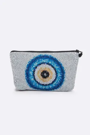 Iconic Printed Soft Cosmetic Pouch