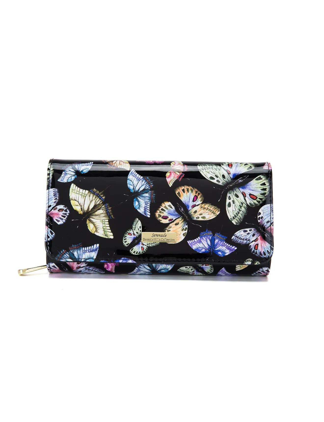 IMPERIA LARGE  PATENT LEATHER WALLET WITH RFID- WSF2901- NEW IN