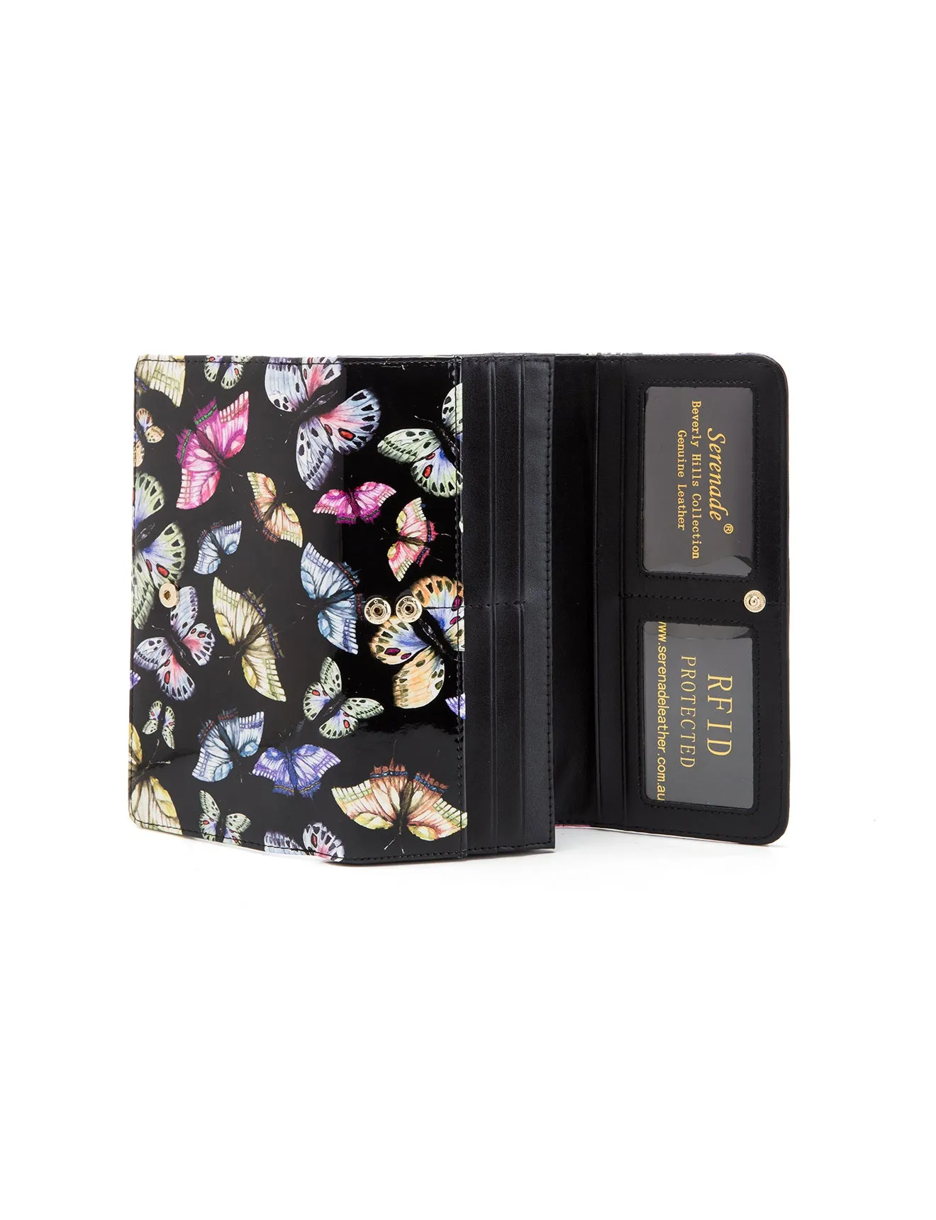 IMPERIA LARGE  PATENT LEATHER WALLET WITH RFID- WSF2901- NEW IN