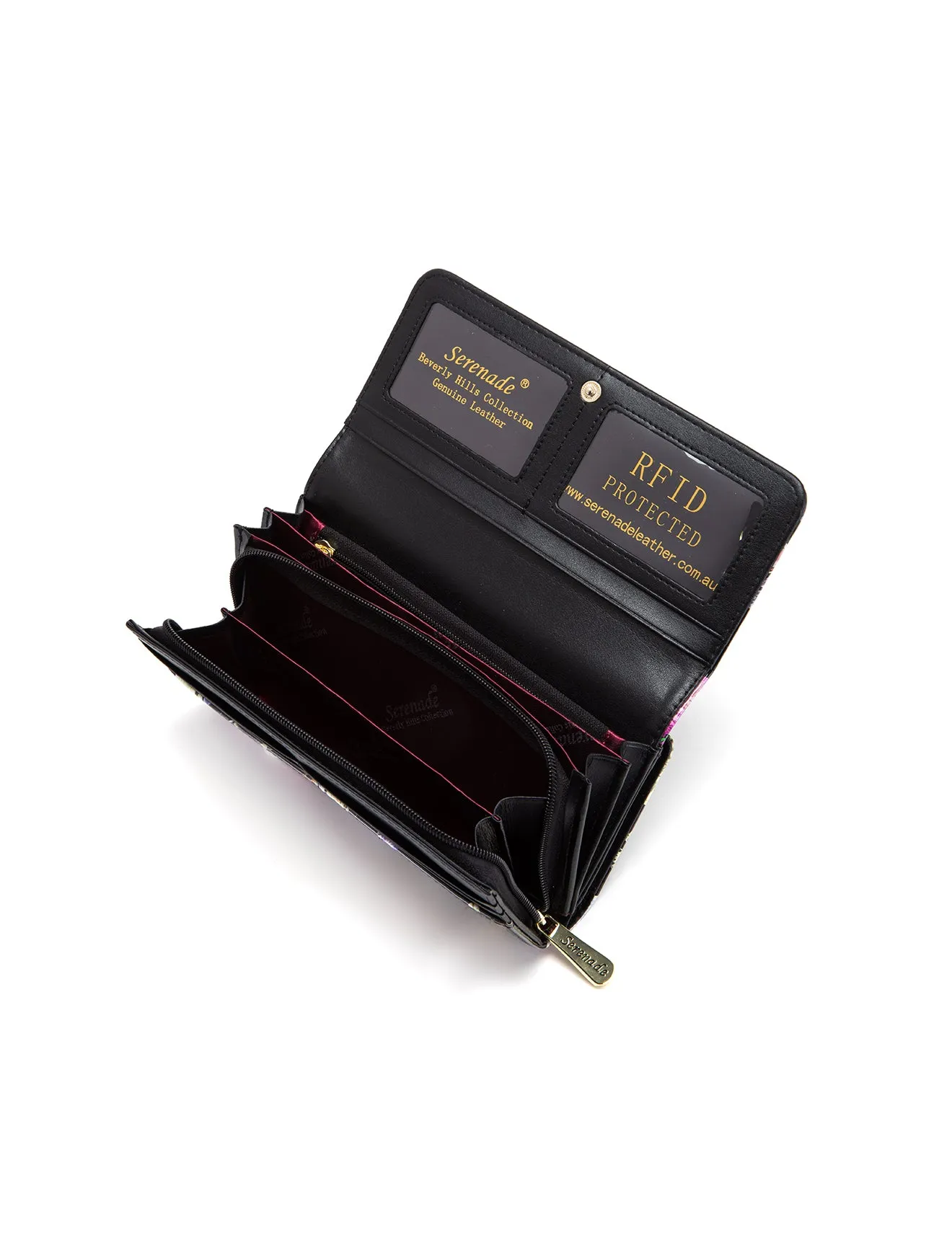 IMPERIA LARGE  PATENT LEATHER WALLET WITH RFID- WSF2901- NEW IN