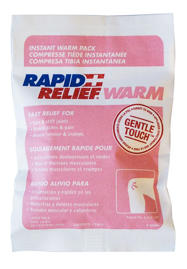 INSTANT WARM PACK C/W GENTLE TOUCH TECHNOLOGY SMALL 4"X 6"