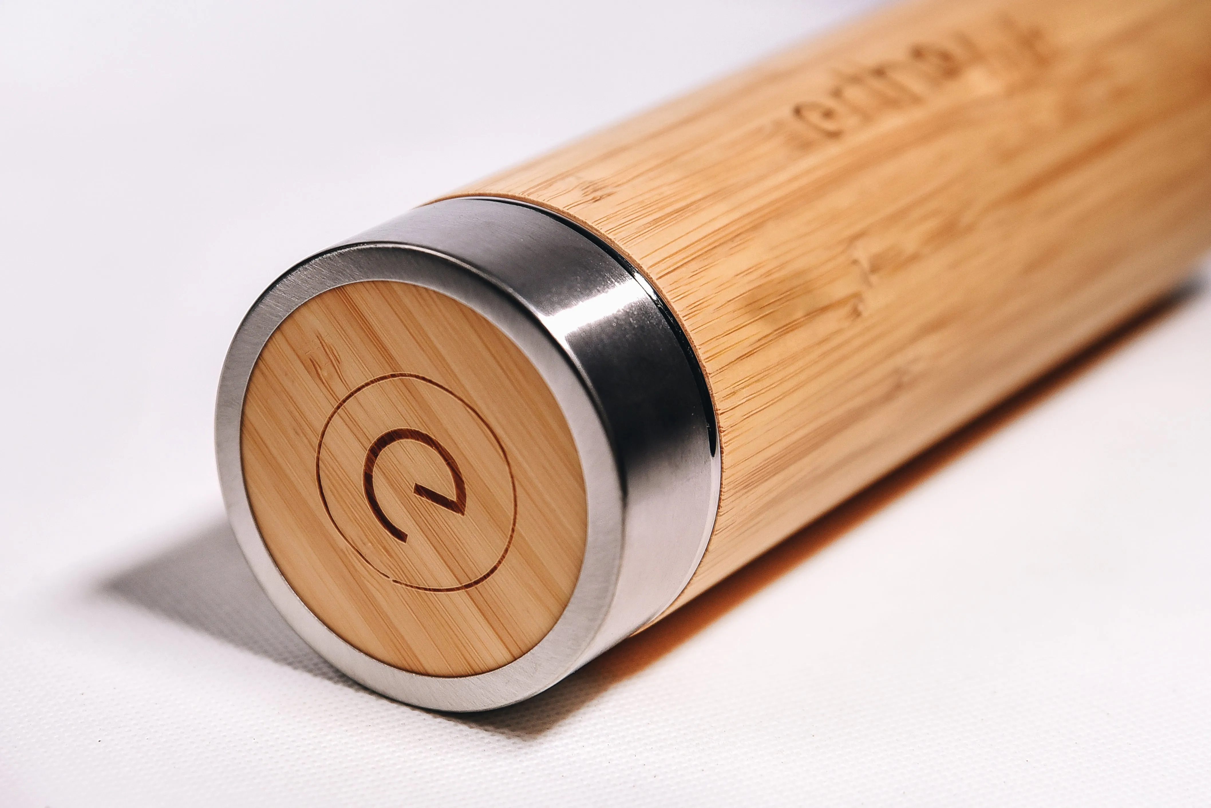Insulated Bamboo Water Bottle with Tea Infuser