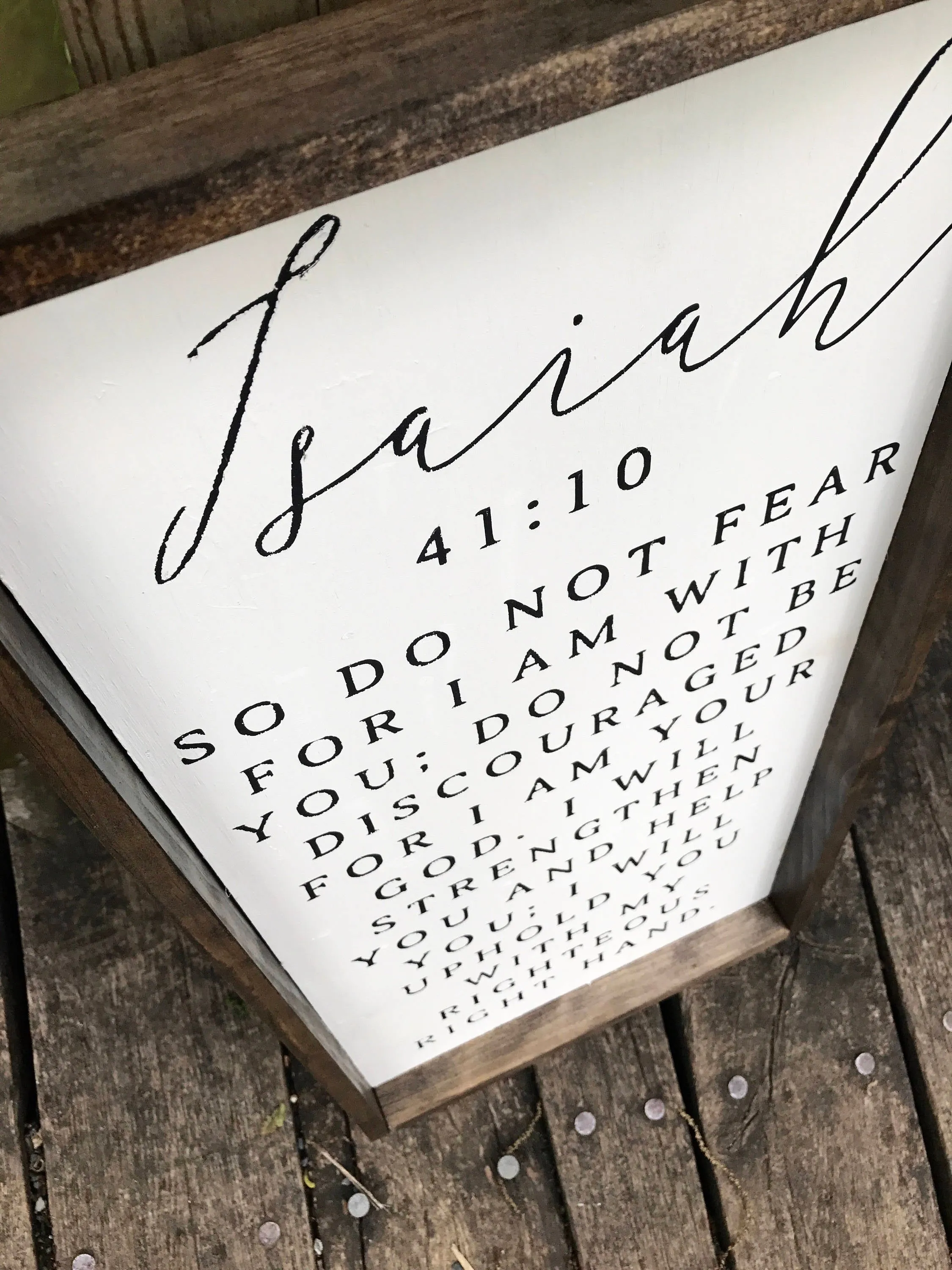 Isaiah 41:10 Sign