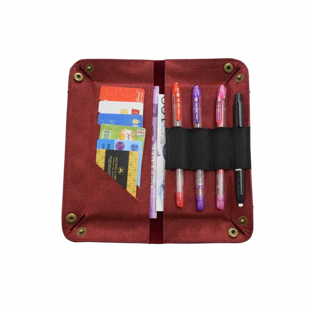 Jacinto and Lirio Guhit Vegan Leather Foldable Travel Valet