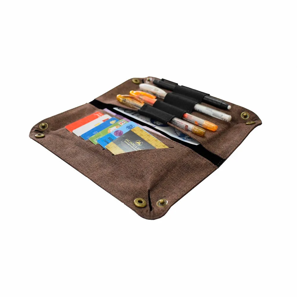 Jacinto and Lirio Guhit Vegan Leather Foldable Travel Valet