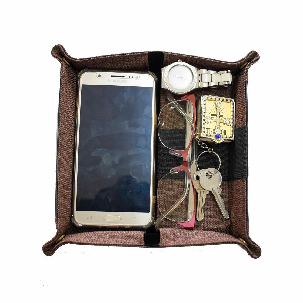 Jacinto and Lirio Guhit Vegan Leather Foldable Travel Valet