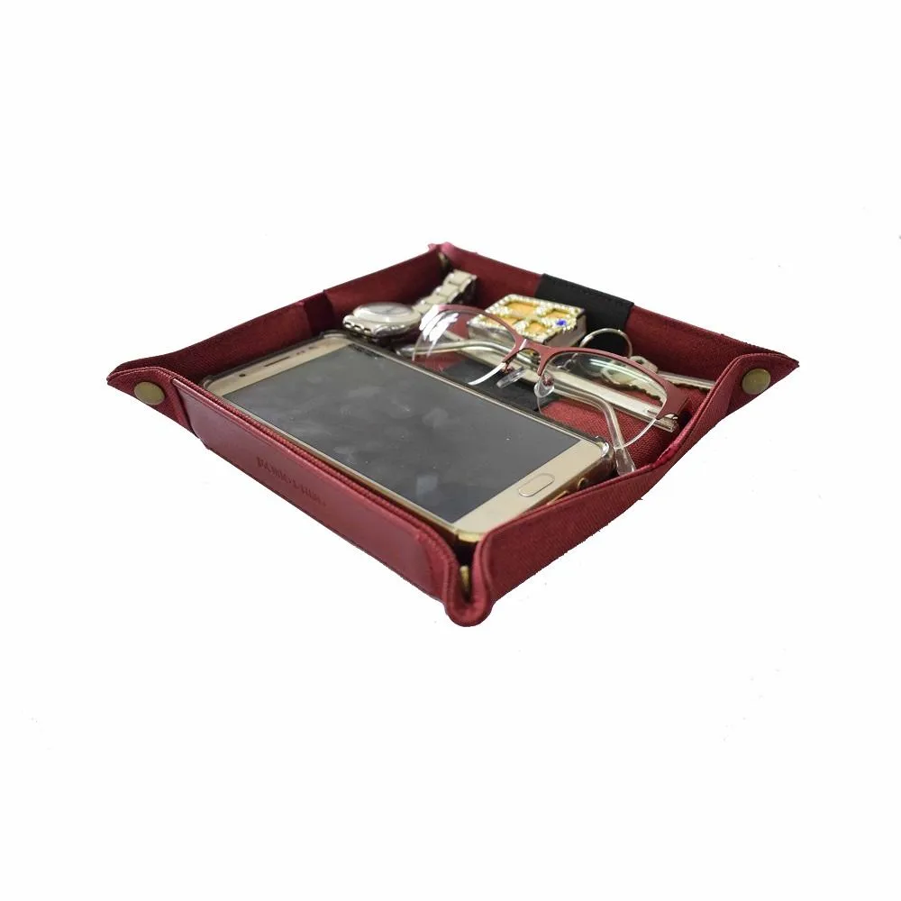 Jacinto and Lirio Guhit Vegan Leather Foldable Travel Valet