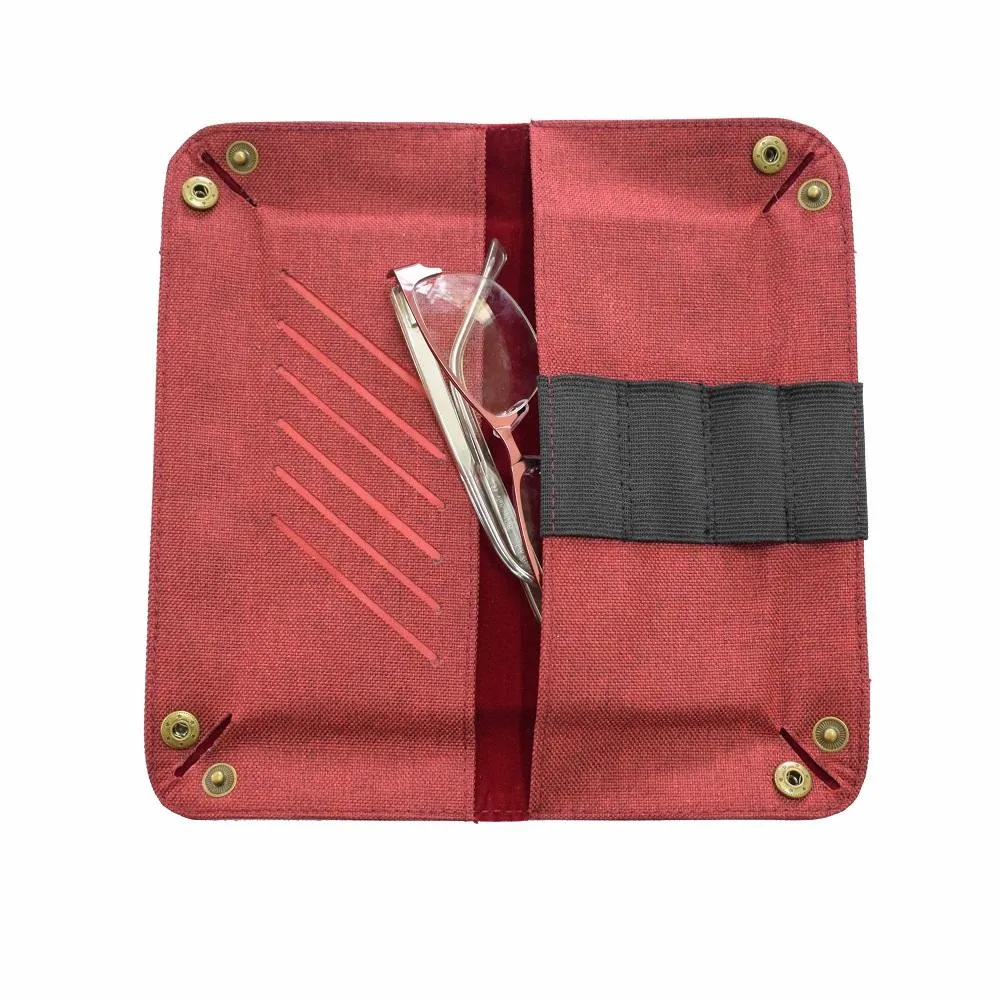 Jacinto and Lirio Guhit Vegan Leather Foldable Travel Valet