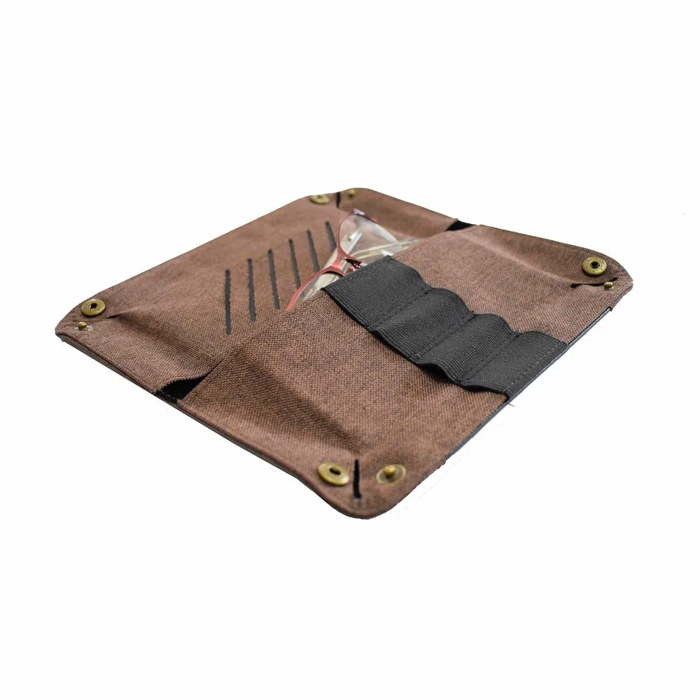 Jacinto and Lirio Guhit Vegan Leather Foldable Travel Valet