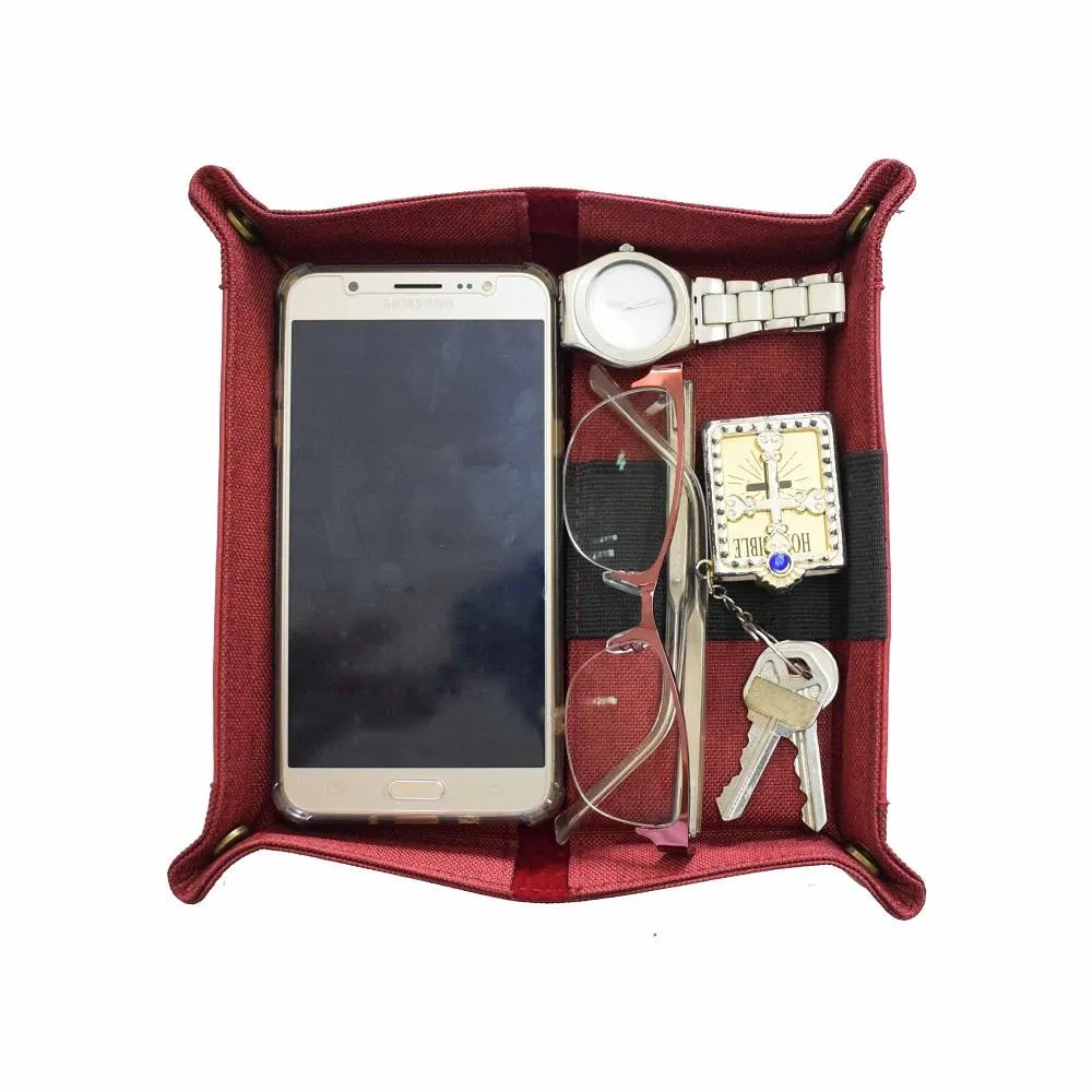 Jacinto and Lirio Guhit Vegan Leather Foldable Travel Valet