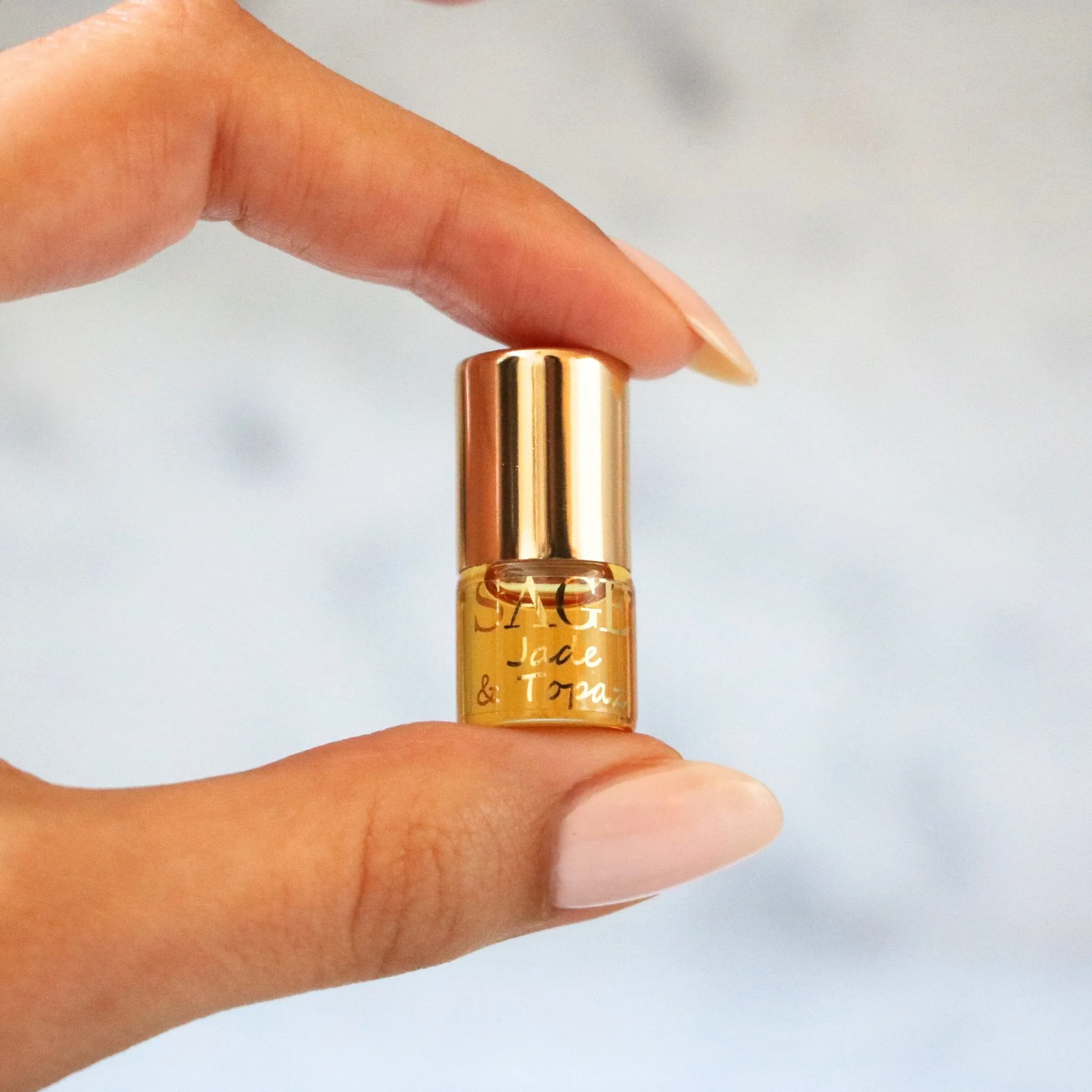 Jade & Topaz Blend Perfume Oil Concentrate Mini Rollie by Sage