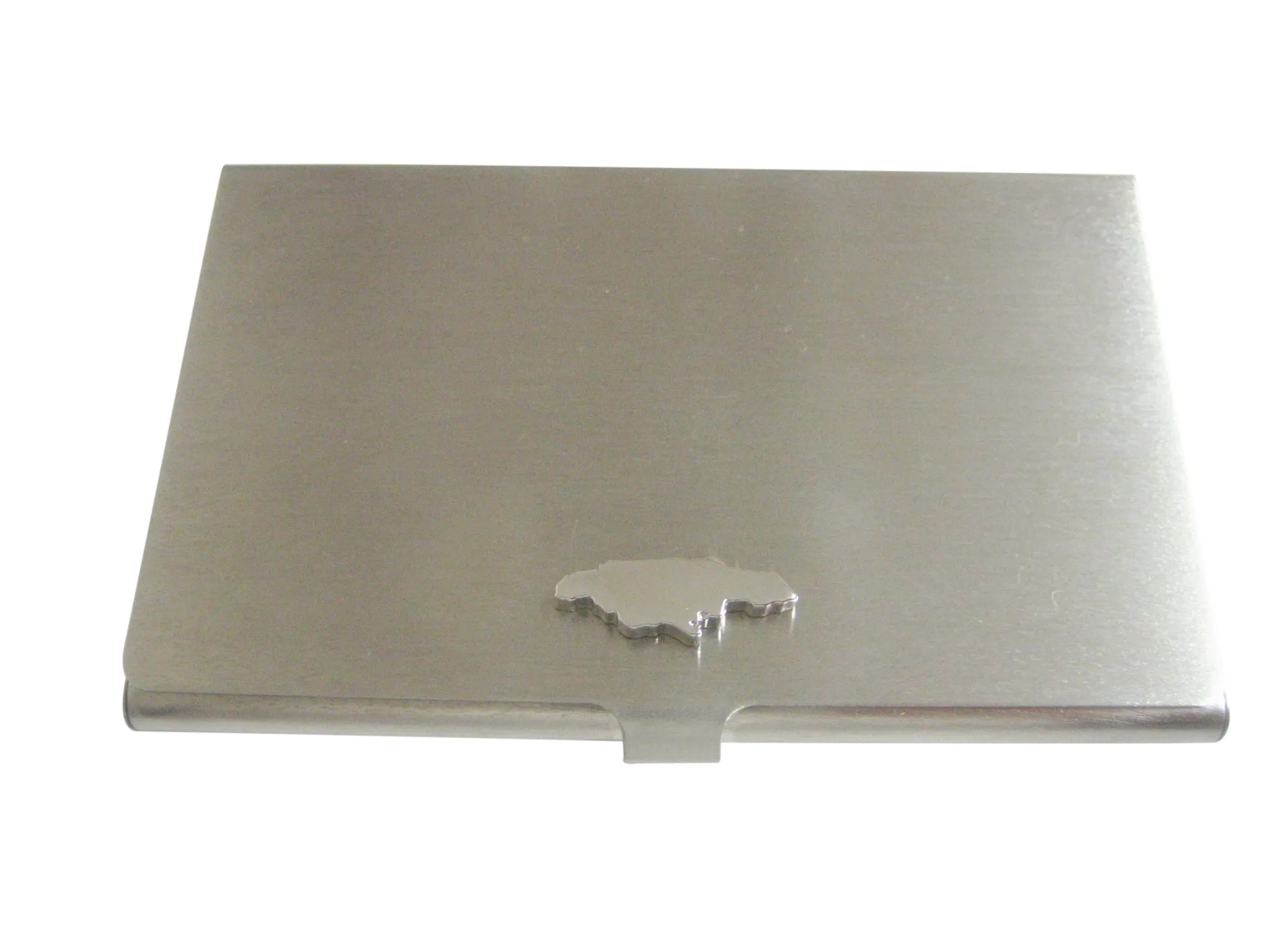 Jamaica Map Shape Business Card Holder