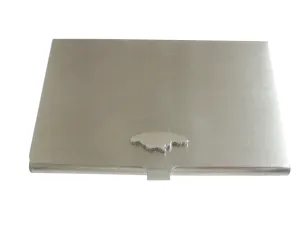 Jamaica Map Shape Business Card Holder