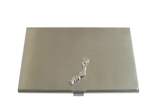 Japan Map Shape Business Card Holder