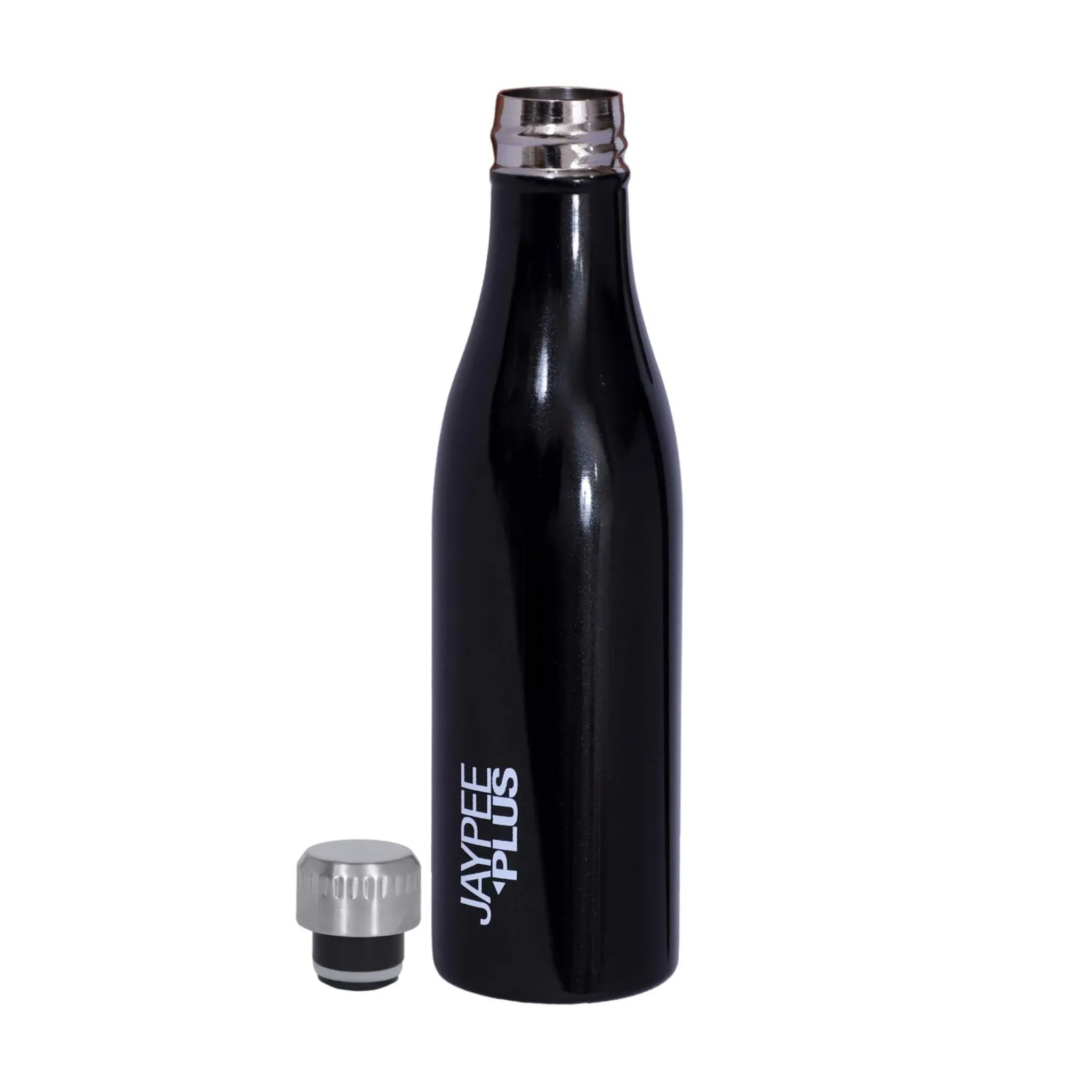 Jaypee Plus Sierra 750 Stainless Steel Water Bottle, 750 ml, Black