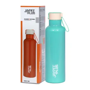 Jaypee Plus Tango 1000 Stainless Steel Water Bottle, 900 ml, Green