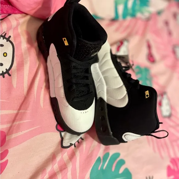 Jordan Jumpman Pro &quot;Black/Metallic Gold/White&quot; Preschool Boys' Shoe