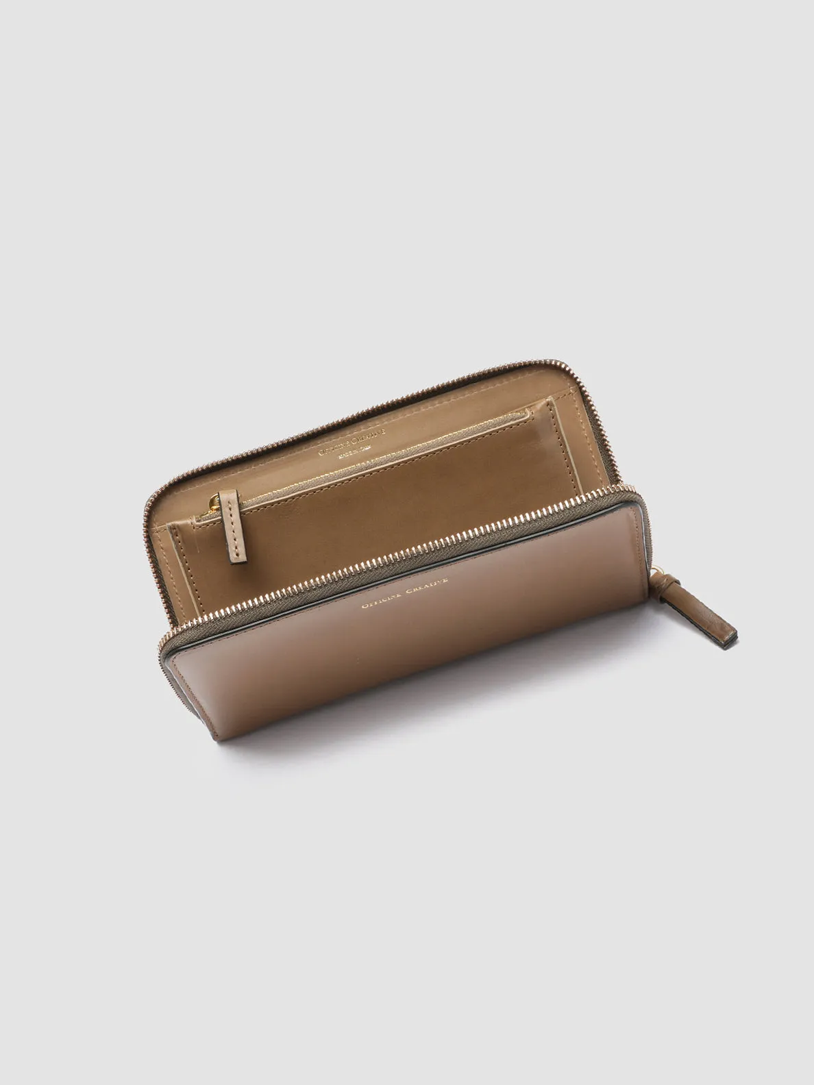 JULIET 01 - Taupe Leather Wallet