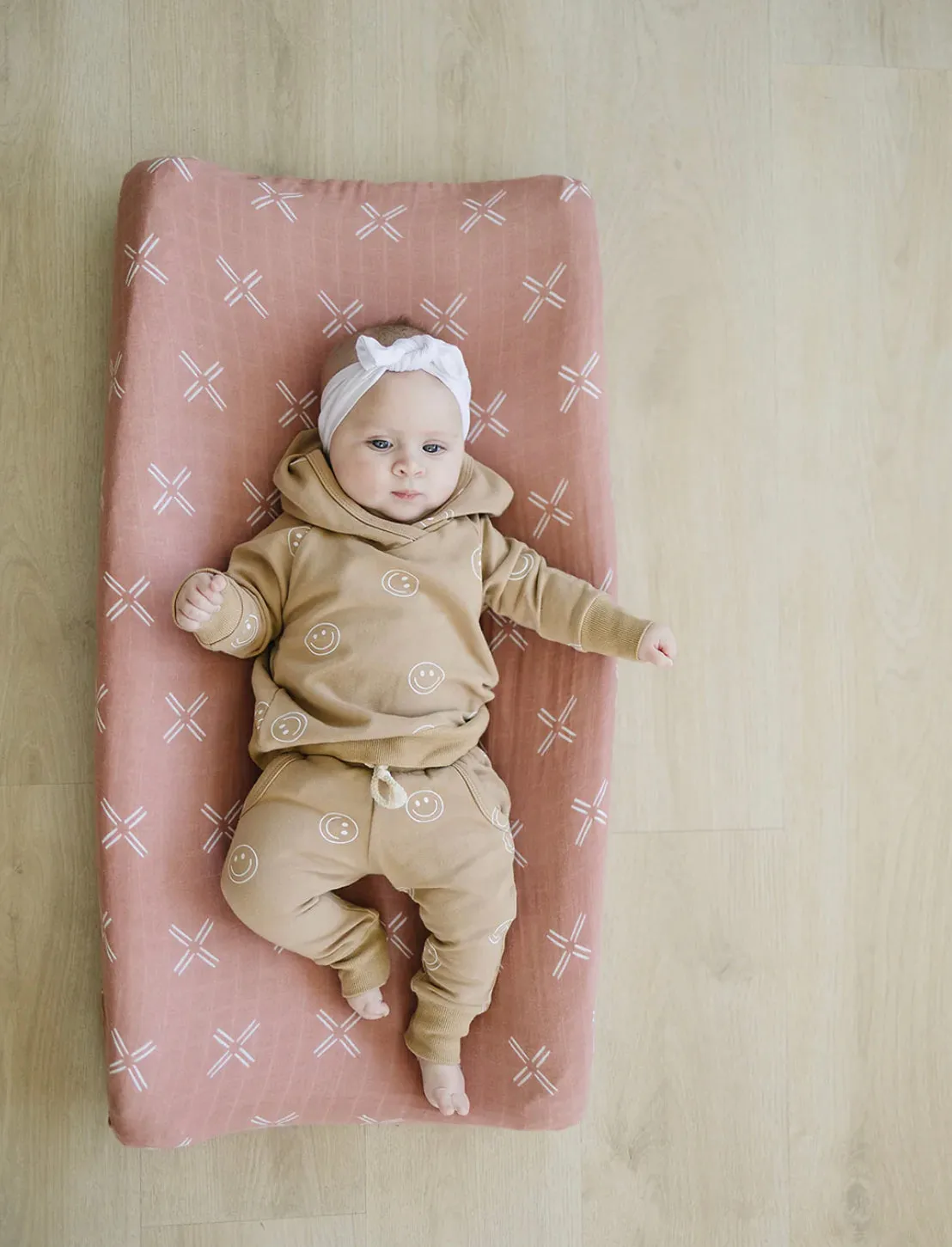 Just Peachy Changing Pad Cover