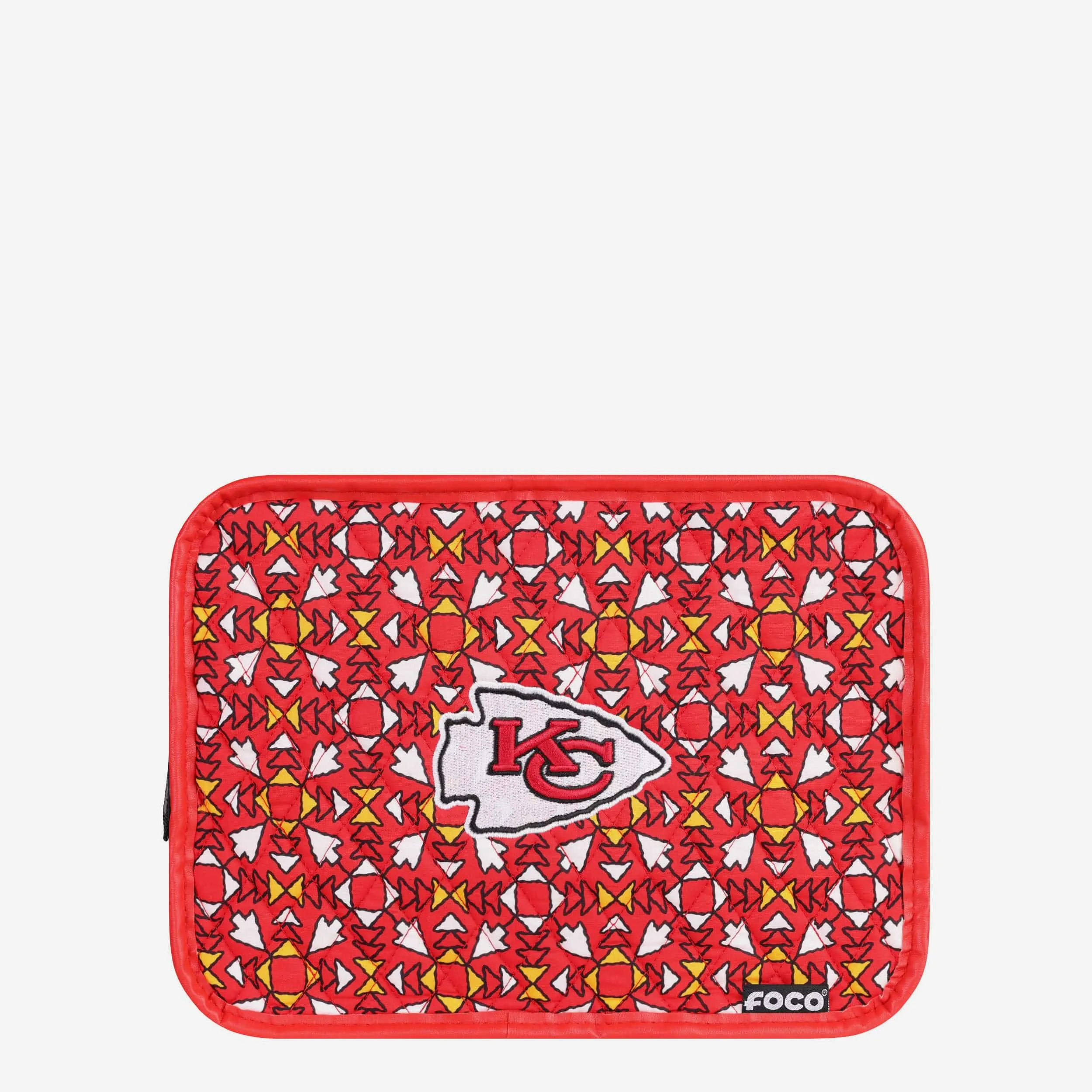 Kansas City Chiefs Quilted Printed Cosmetic Bag