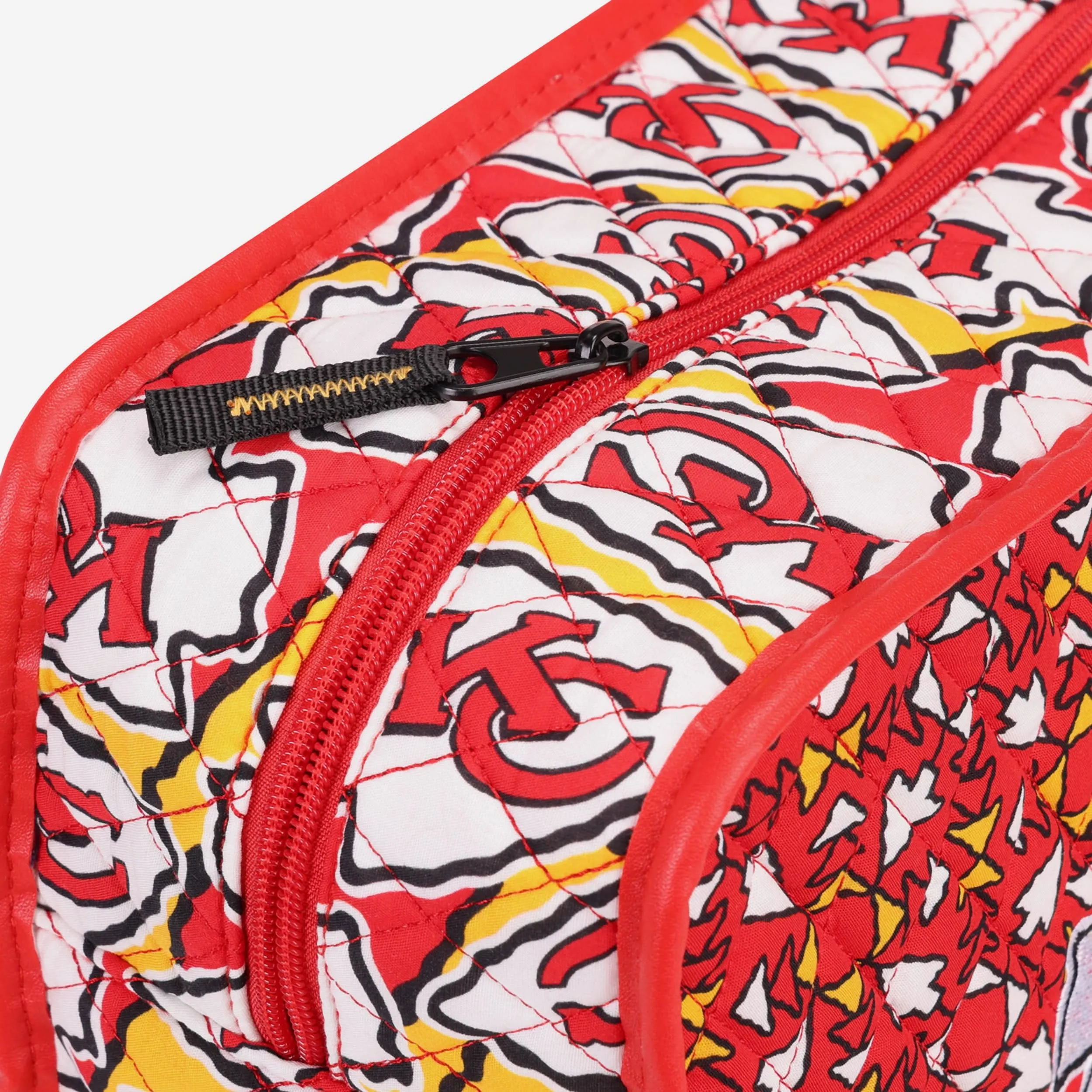 Kansas City Chiefs Quilted Printed Cosmetic Bag