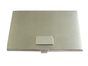 Kansas State Map Shape and Flag Design Business Card Holder