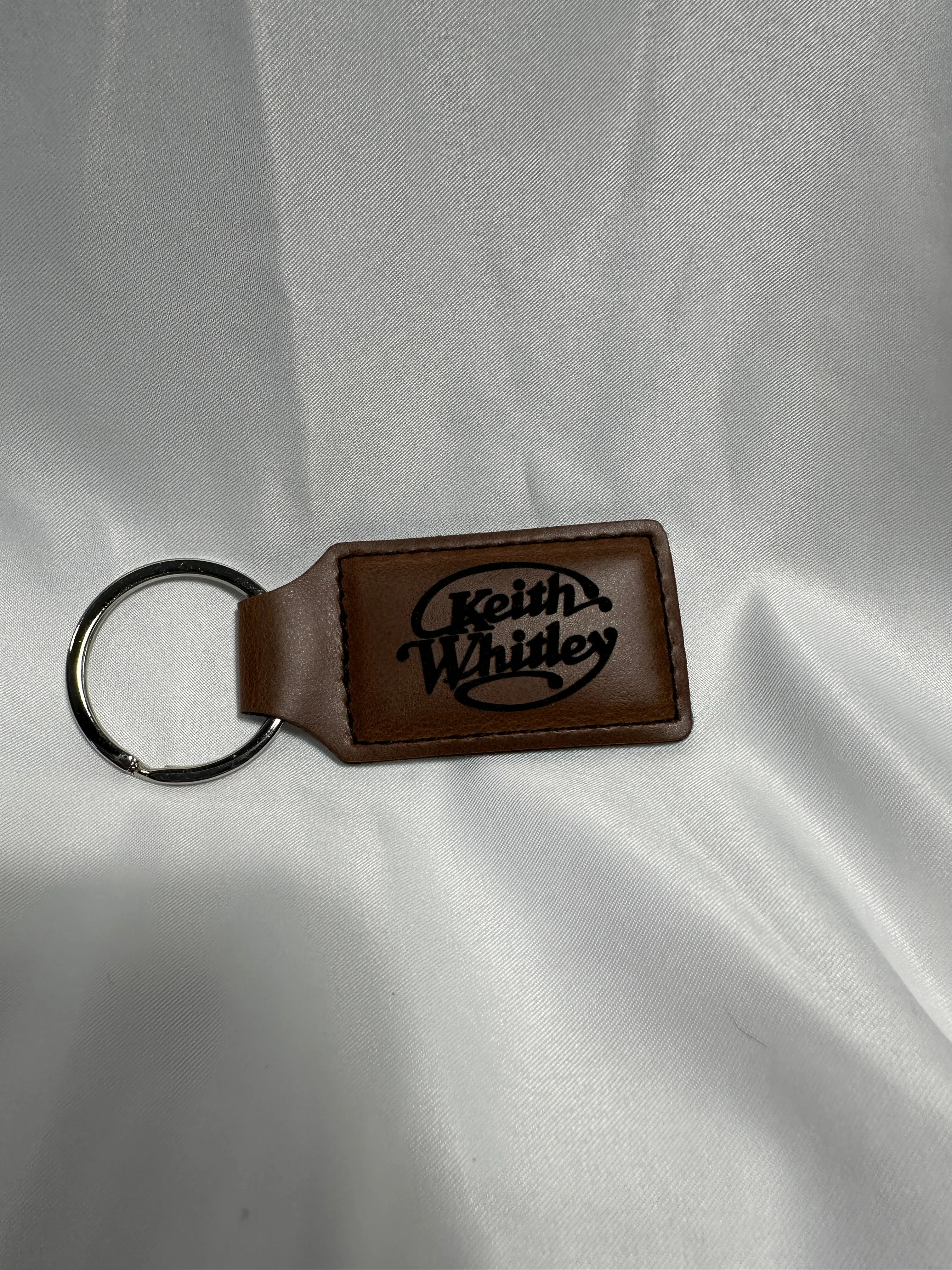 Keith Whitley Leatherette Keychain