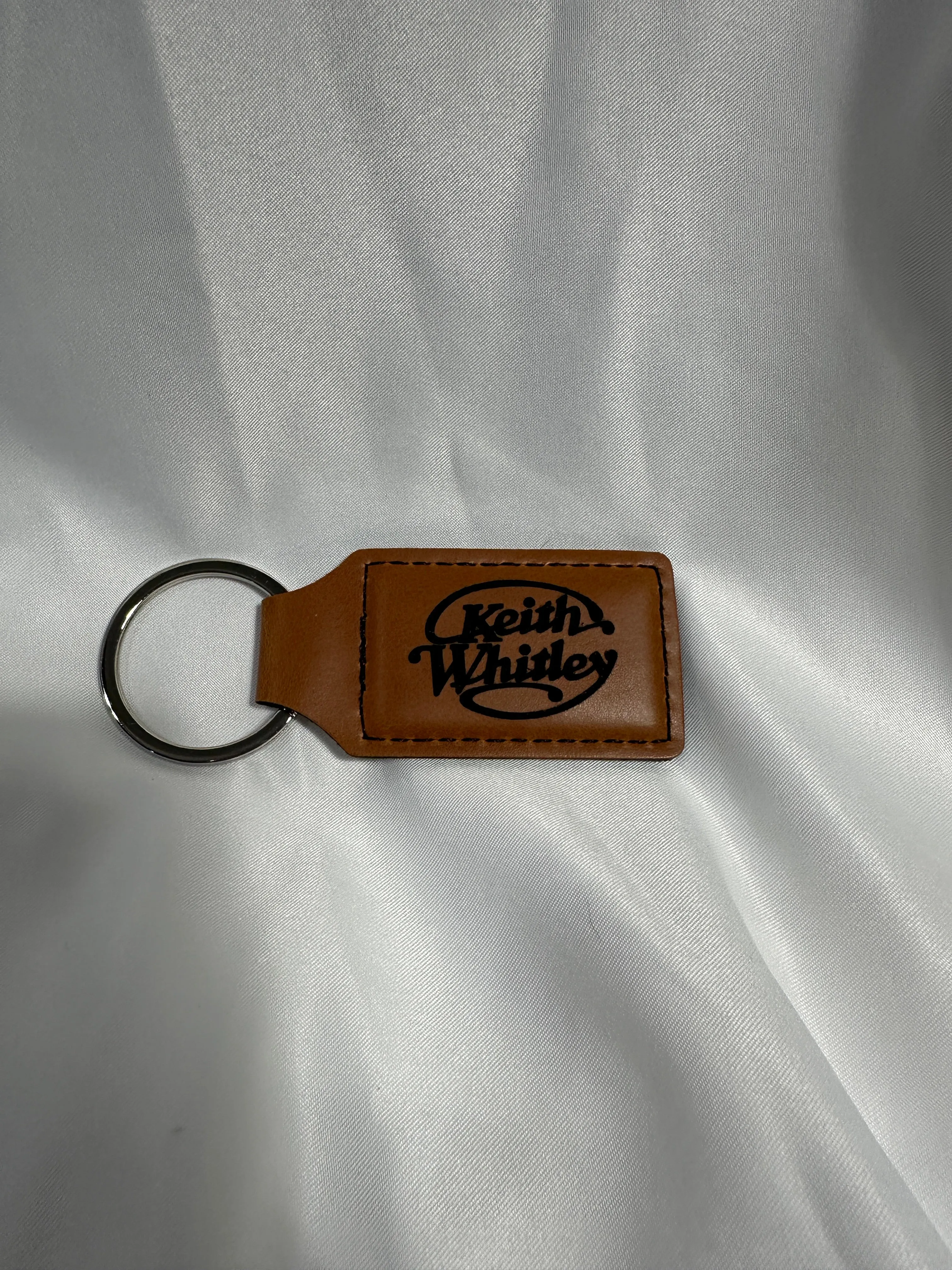 Keith Whitley Leatherette Keychain