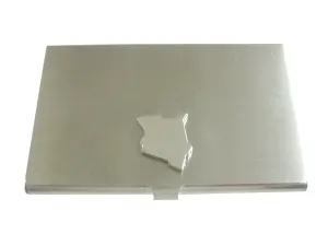 Kenya Map Shape Business Card Holder