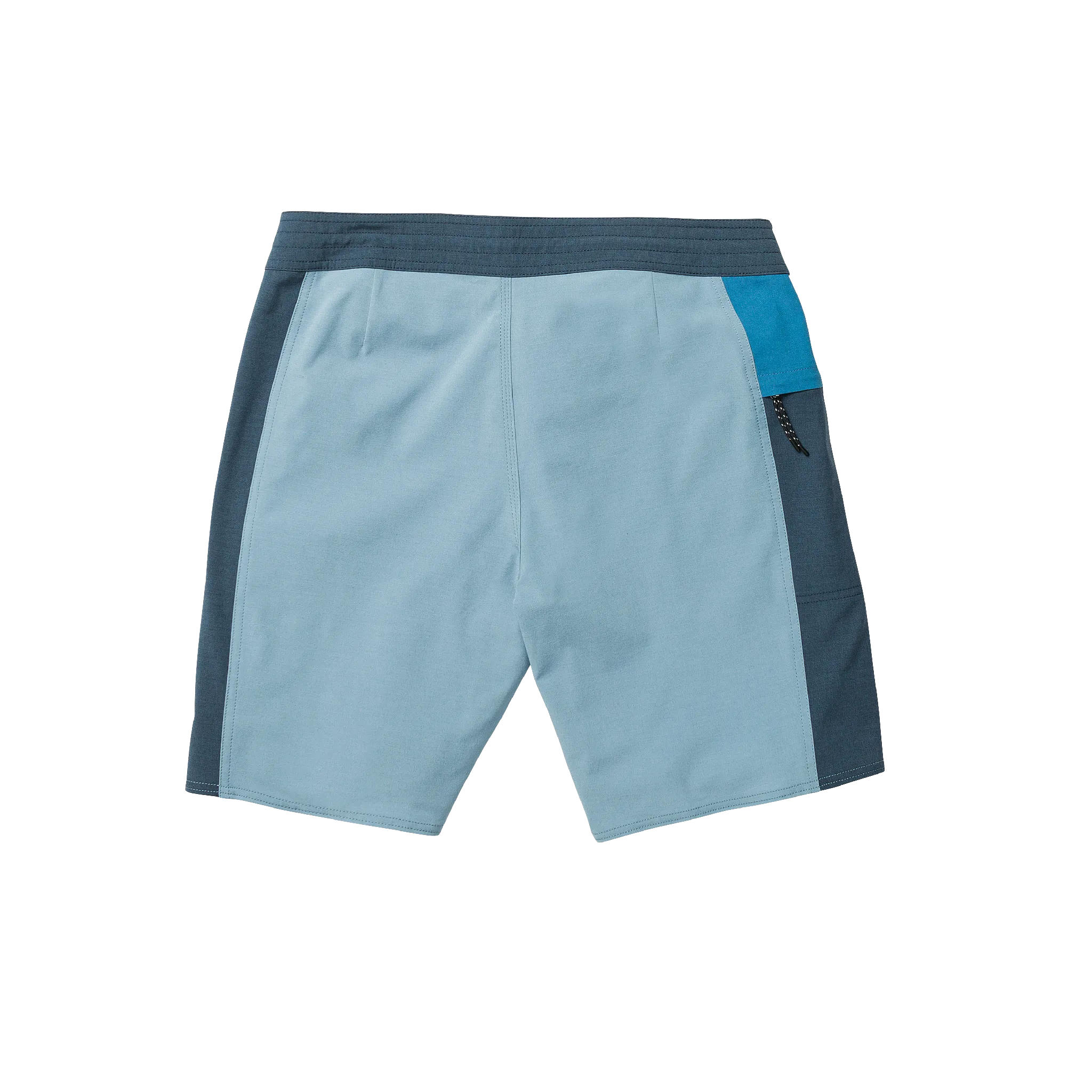 Keyhole Solid Boardshort - Coastal Blue