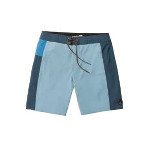 Keyhole Solid Boardshort - Coastal Blue
