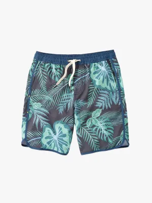 Kids Anchor Short | Navy Evergreen