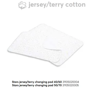 KIK.CHANGING PAD STARS DOUBLE-SIDED 40/60 CM
