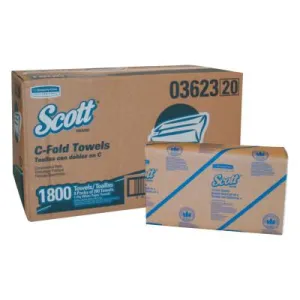 Kimberly-Clark Professional C-Fold Paper Towels, Convenience Pack, 10 1/8 x 13 3/20, White, 03623