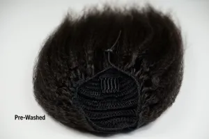 Kinky Straight Drawstring Ponytail