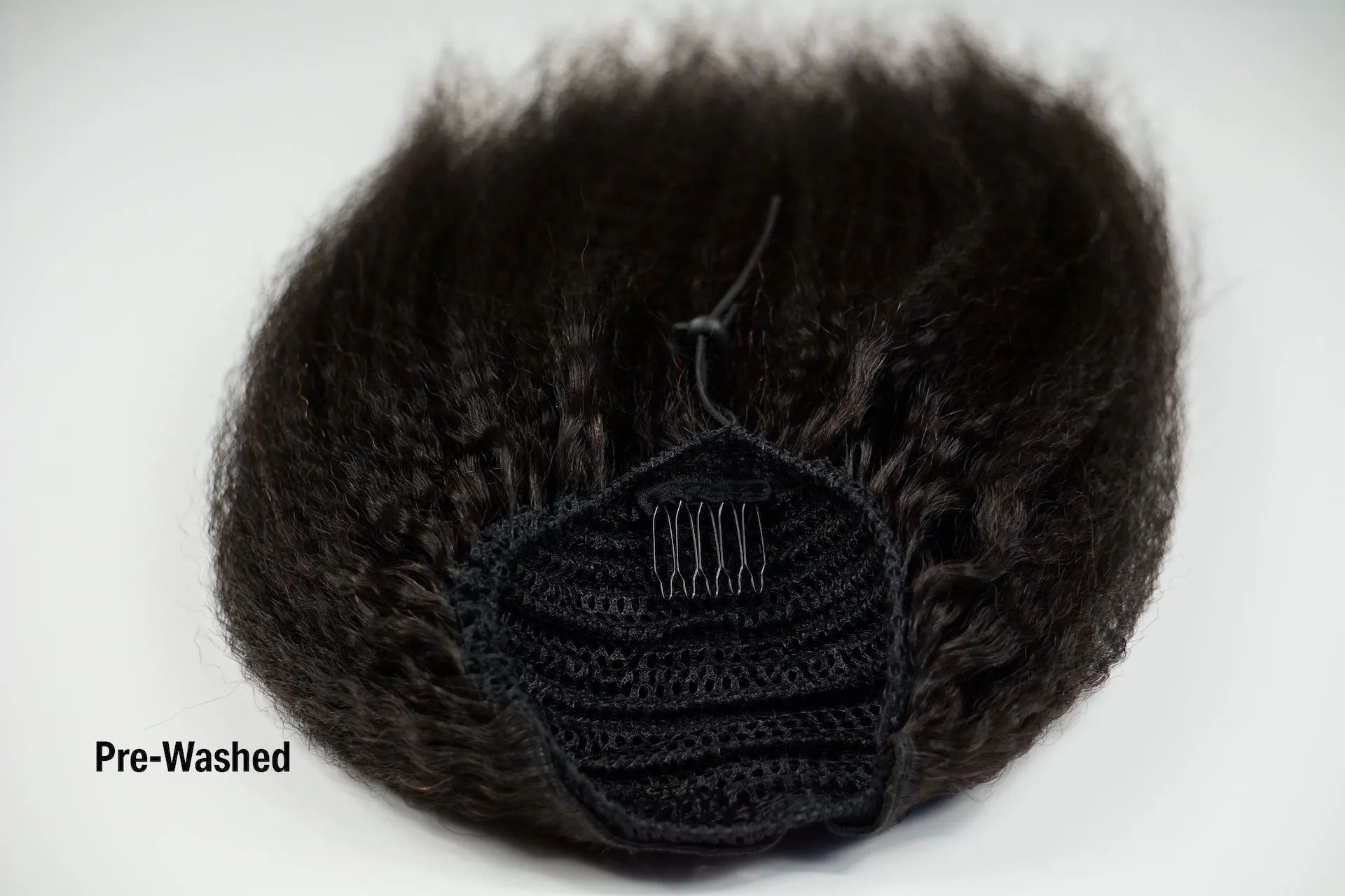 Kinky Straight Drawstring Ponytail