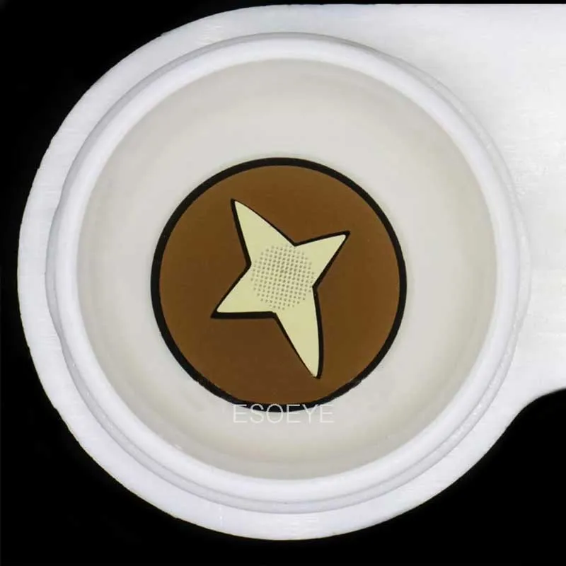 Kinoko Brown Colored Contact Lenses Yearly