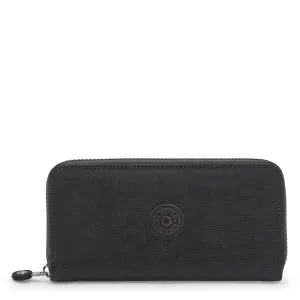 Kipling Money World Black Noir Large Wallet I5411-P39