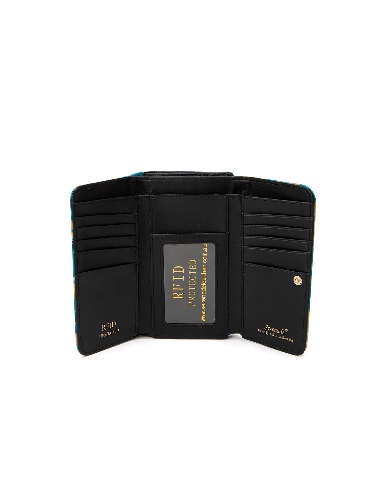 KIRRILY MEDIUM PATENT LEATHER WALLET WITH RFID- WSN9402