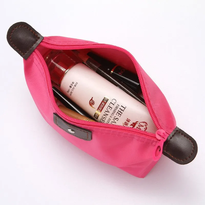 Korean Style Cute Dumpling Folding Making Ingot Cosmetic Bags