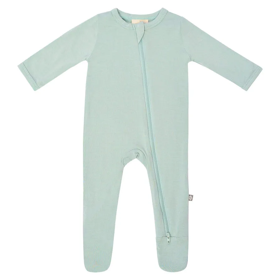 Kyte Baby Zippered Footie (Sage)