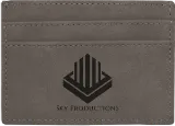 Laserable Leatherette Money Clip