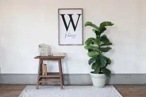 Last Name Sign