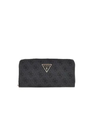 Laurel Slg Large Zip Around - Coal Logo