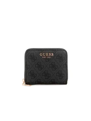 Laurel Slg Small Zip Around - Coal Logo