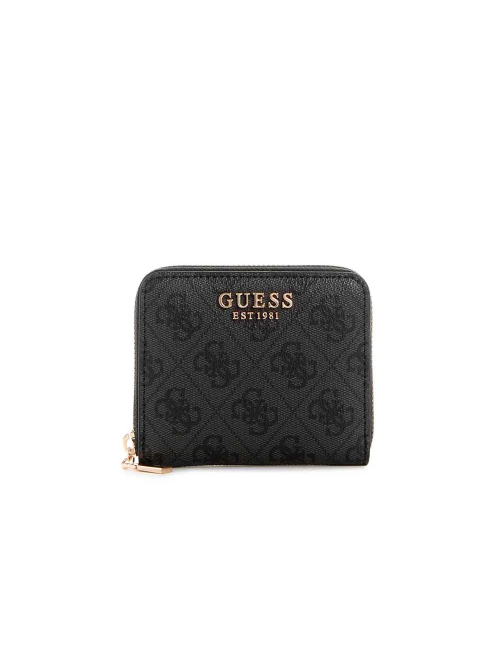 Laurel Slg Small Zip Around - Coal Logo